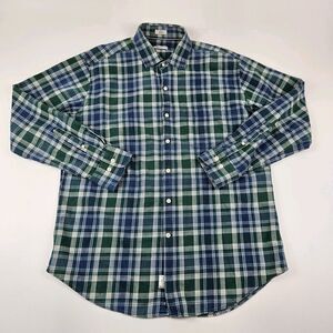 Peter Millar Button-Up Shirt Men's L Mountainside Collection‎ Plaid Long Sleeve